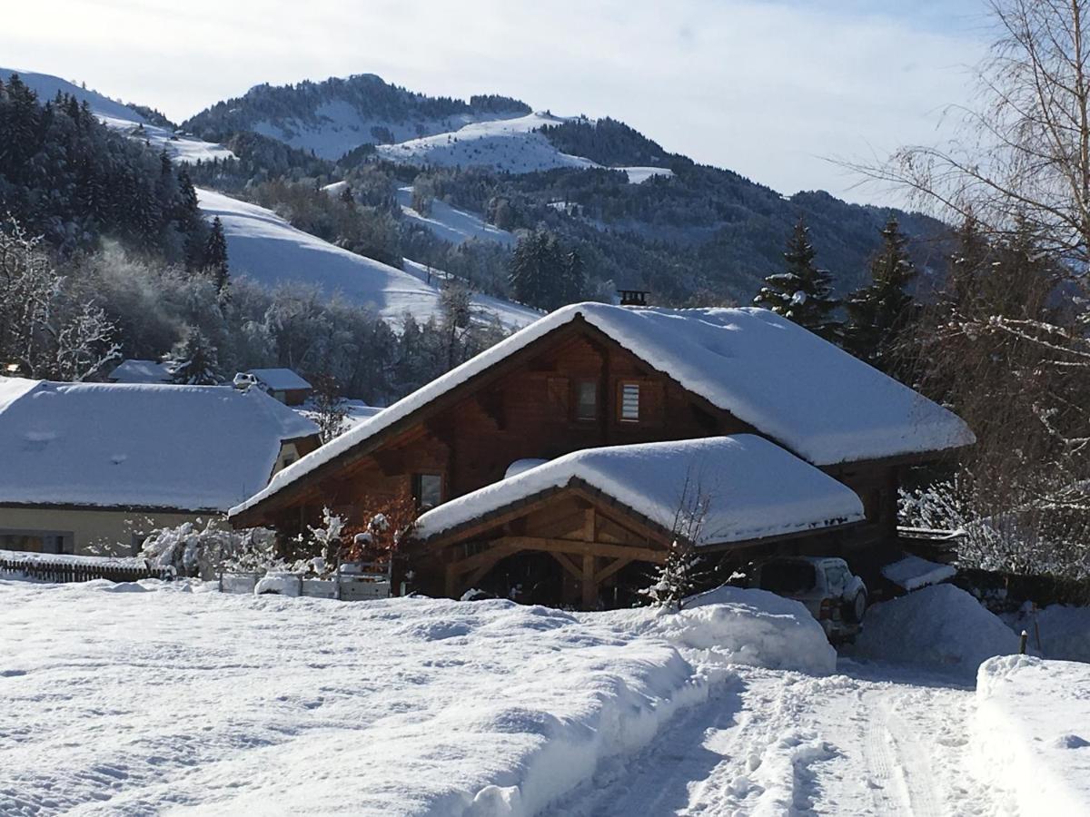 Habère-Poche Le Chalet De Doucy Bardet מראה חיצוני תמונה